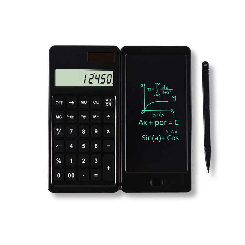 Creative Solar-Powered Student Calculator Notebook