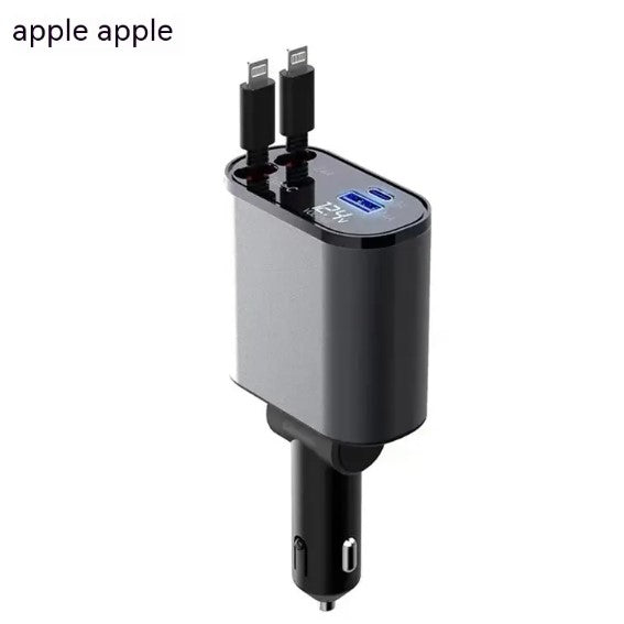 4 in 1 retractable car charger