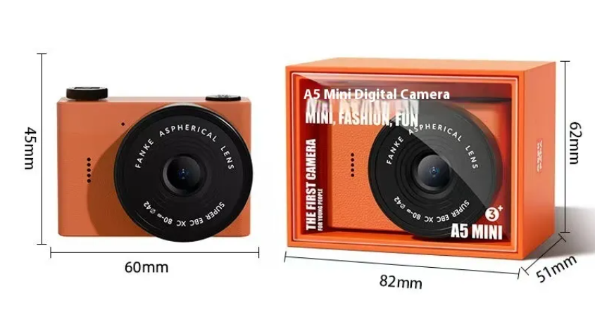 Mini Dual‑Lens Digital Camera