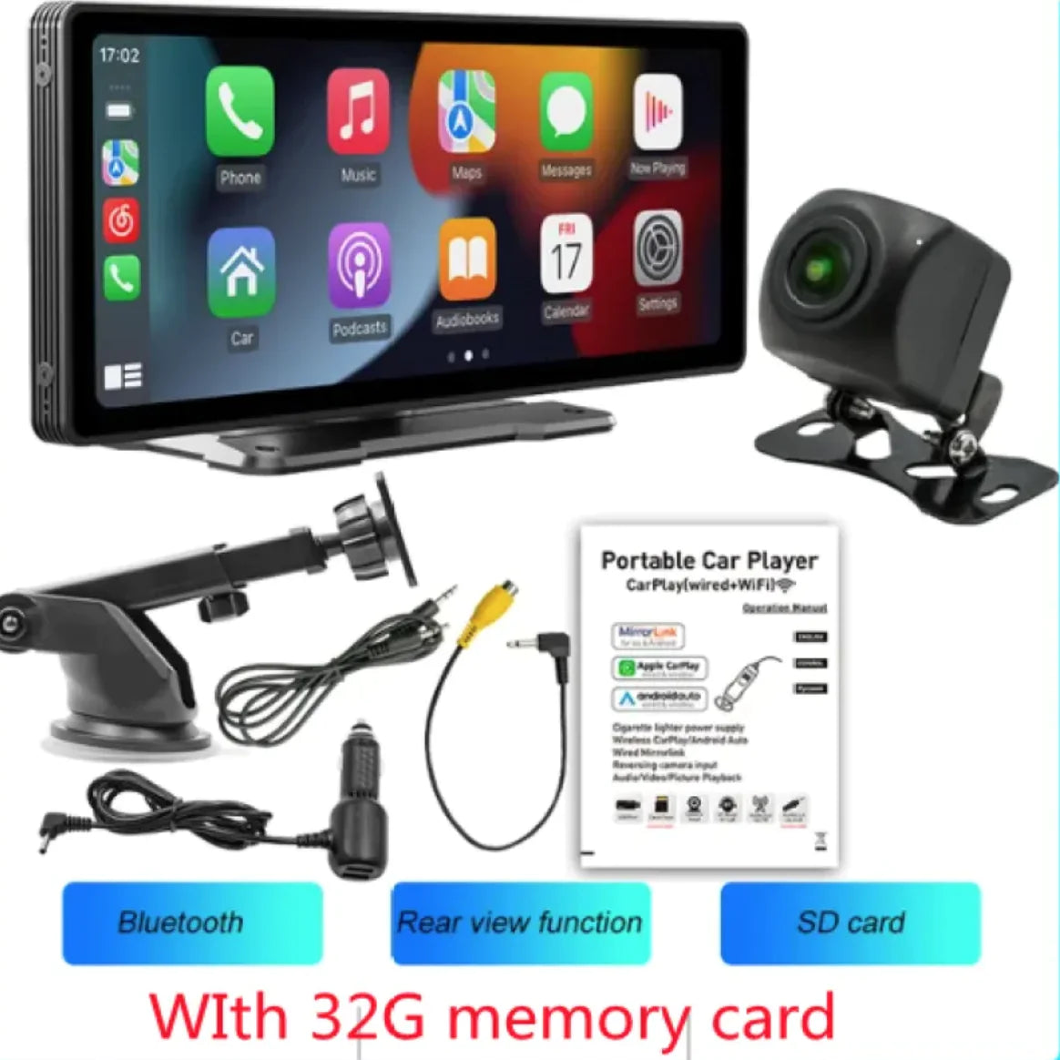 Apple Carplay portable dashboard stand,