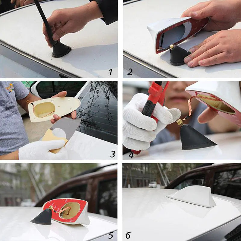 Shark Fin Antenna for Car Roof with Signal Reception