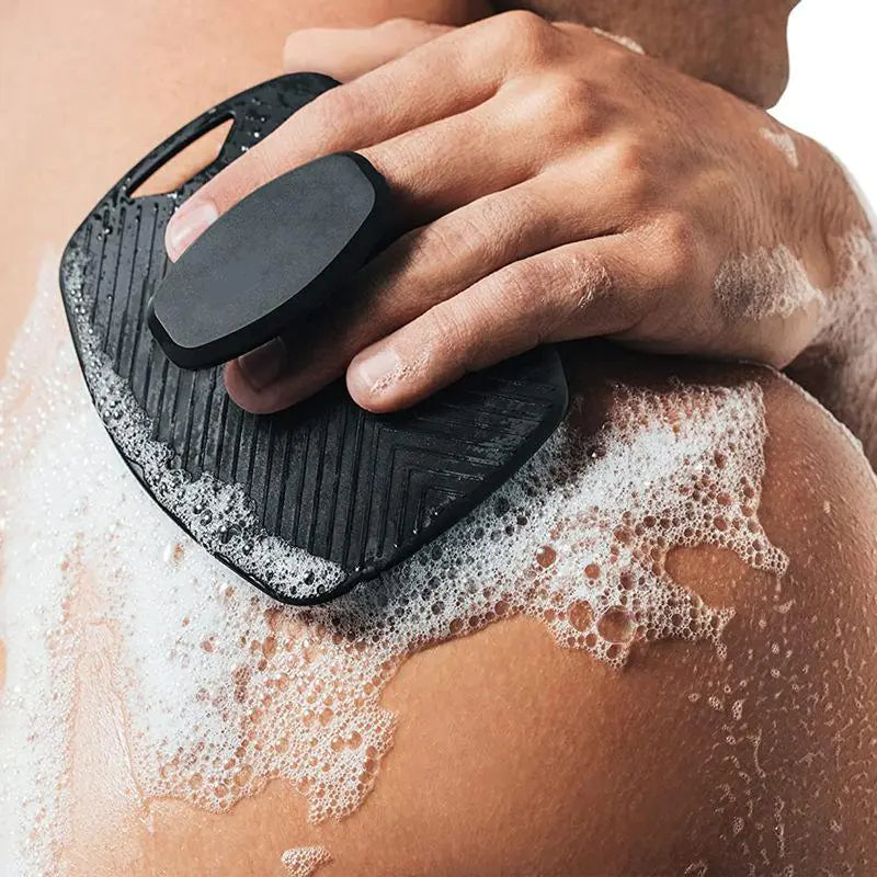 Silicone Bath Brush with Hook for Men and Women