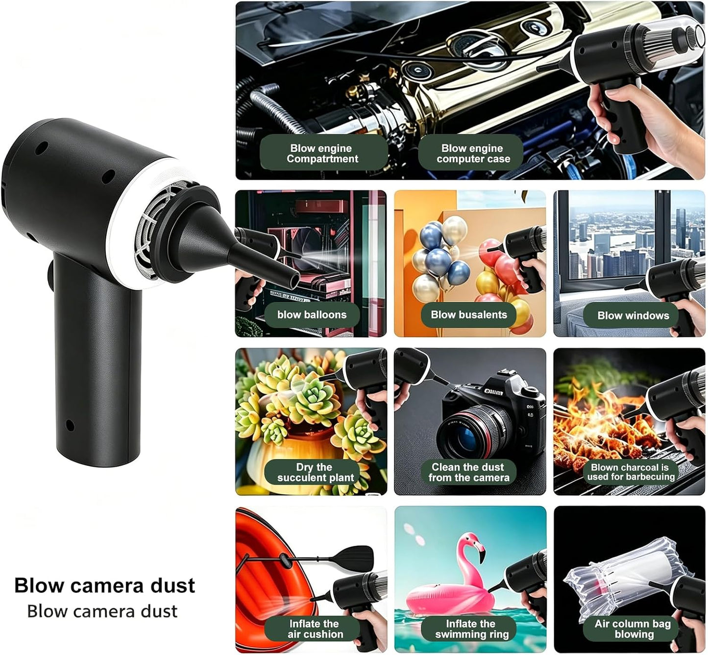 Handheld Vacuum Cleaner,Portable Rechargeable Mini Vacuum,22000Pa Power, 4-In-1 Mini Car Vacuum,Lightweight Mini for Offices, Cars, Homes, and Offices Various Scenarios