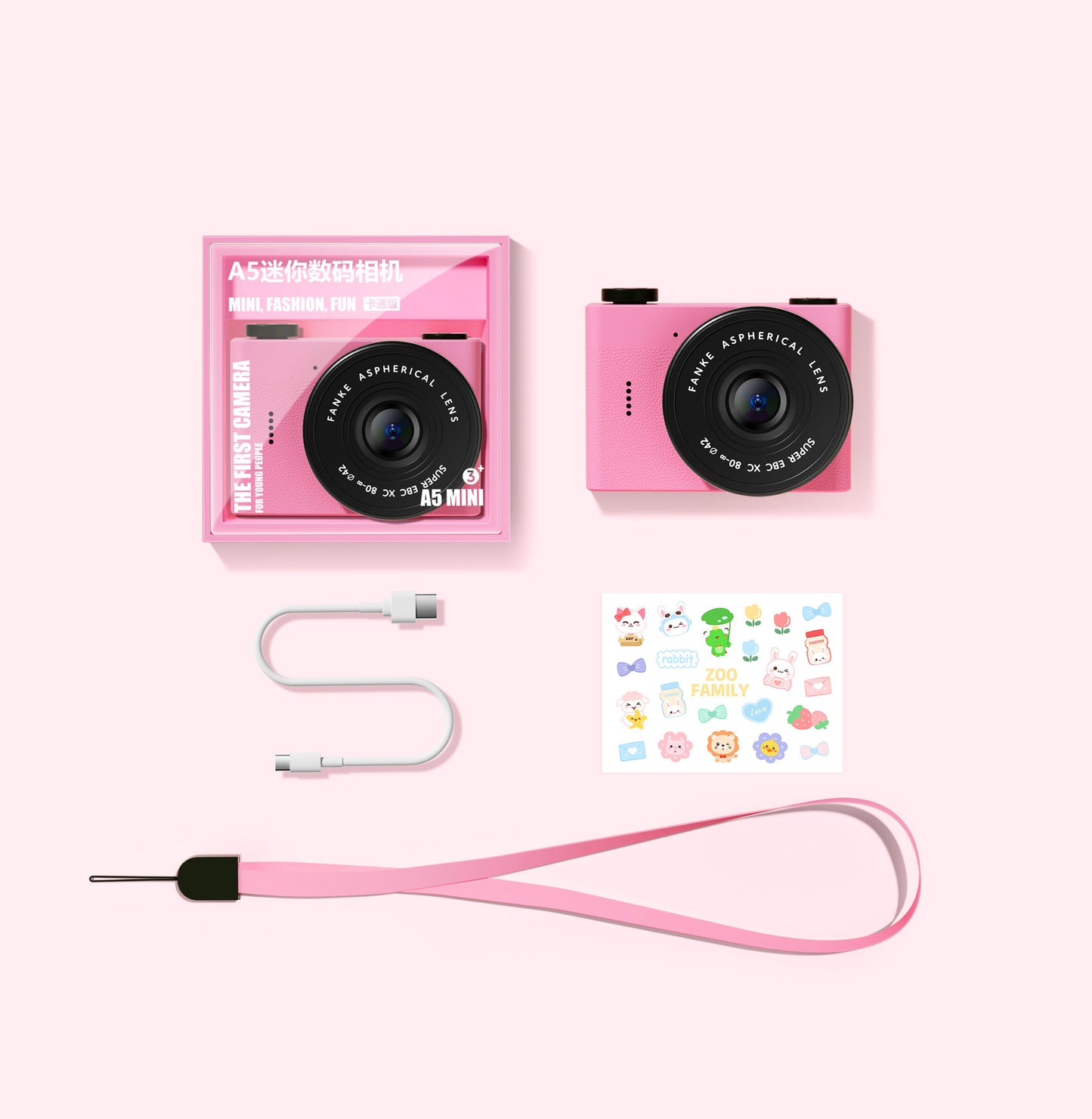 Mini Dual‑Lens Digital Camera