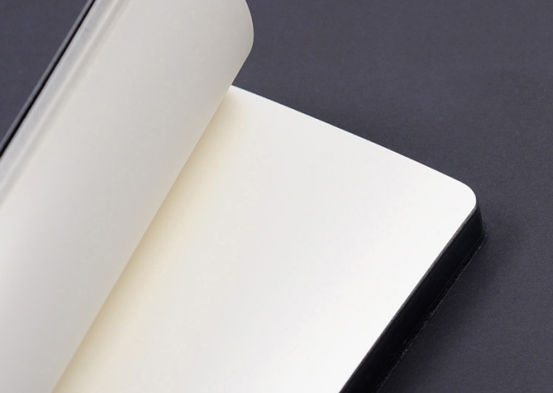 A6 Notebook with Pen - Black Soft Leather Set