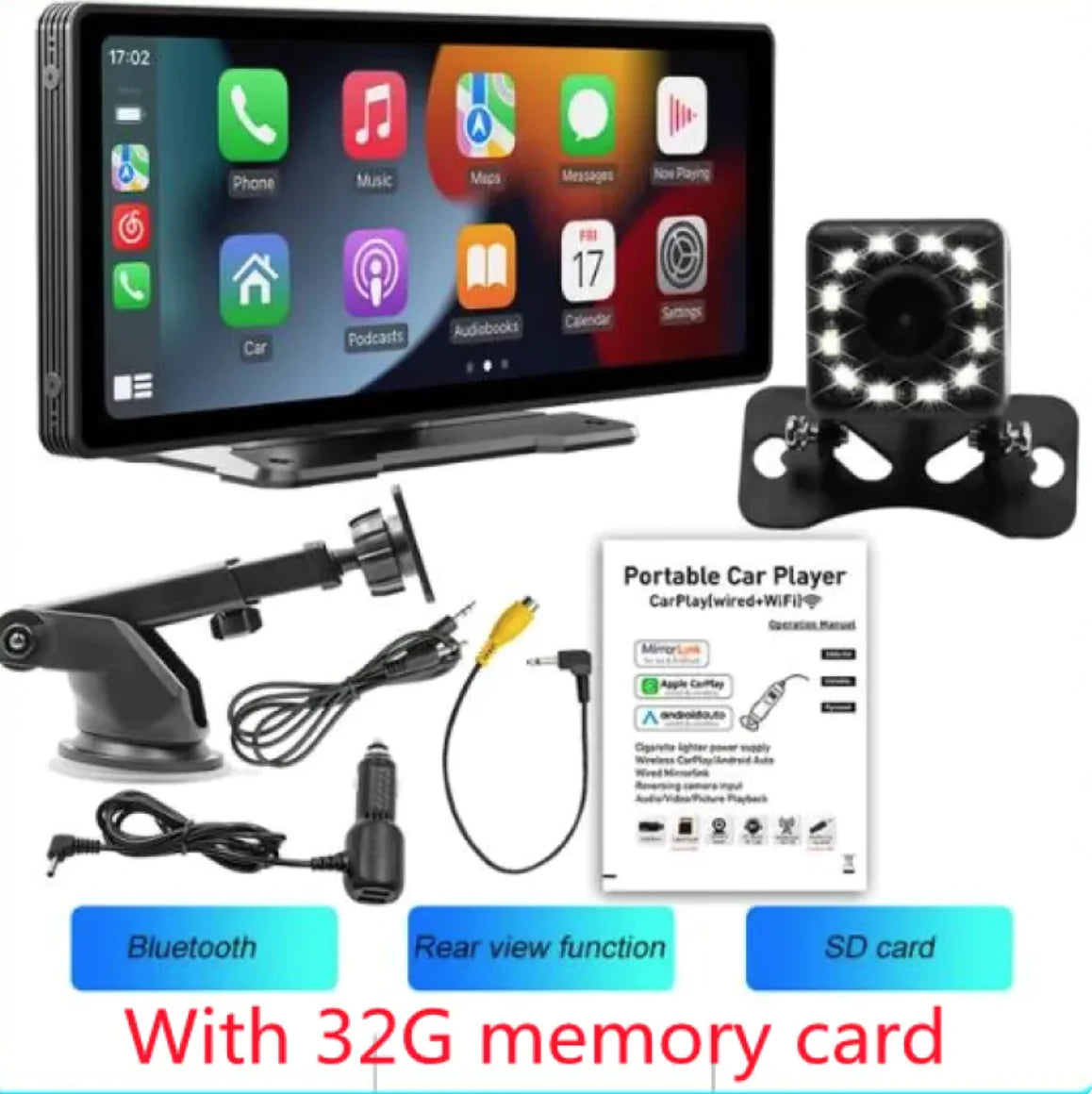 Apple Carplay portable dashboard stand,