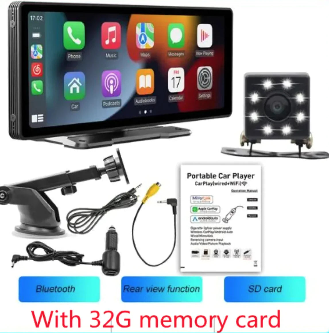 Apple Carplay portable dashboard stand,