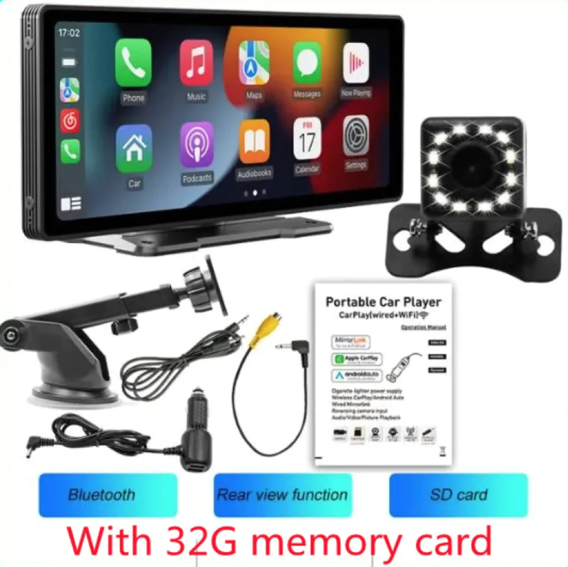 Apple Carplay portable dashboard stand,